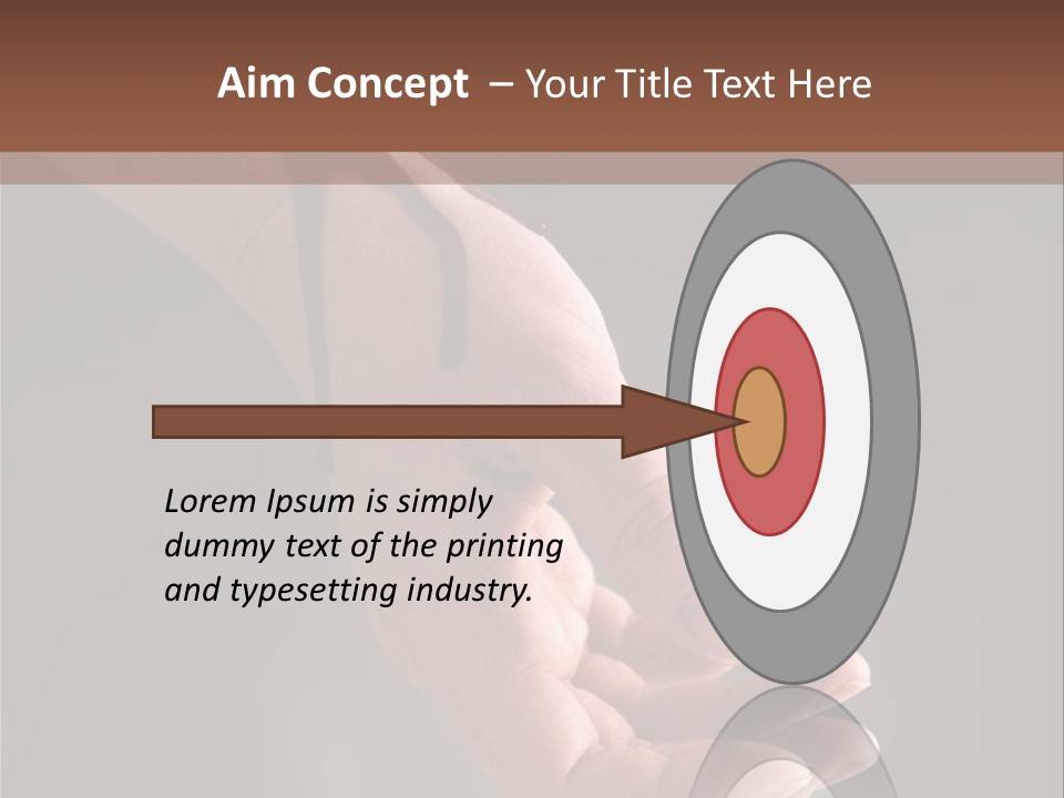 A Bloody Hand Holding A Knife With Blood On It PowerPoint Template