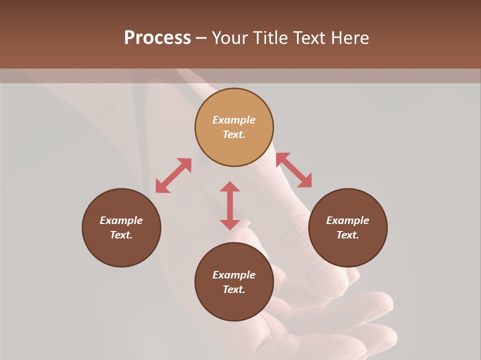 A Bloody Hand Holding A Knife With Blood On It PowerPoint Template