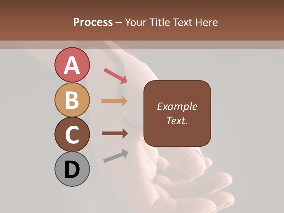 A Bloody Hand Holding A Knife With Blood On It PowerPoint Template
