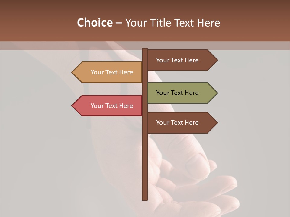 A Bloody Hand Holding A Knife With Blood On It PowerPoint Template