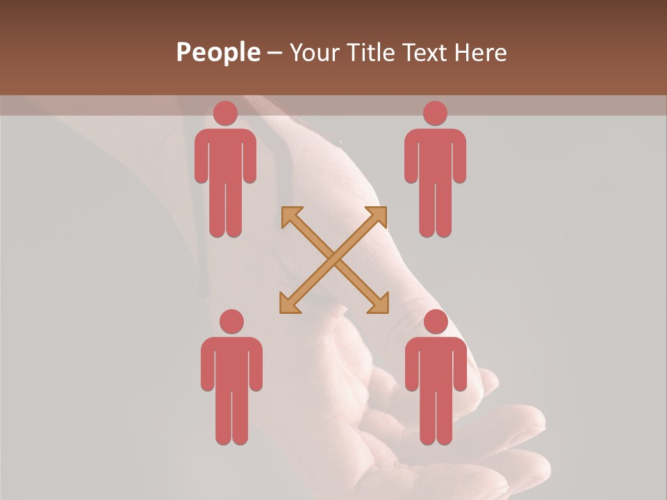 A Bloody Hand Holding A Knife With Blood On It PowerPoint Template