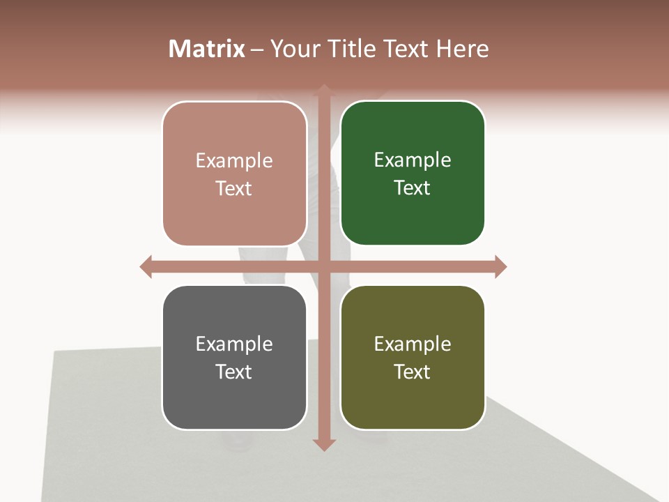 A Man Swinging A Golf Club On Top Of A Green Field PowerPoint Template
