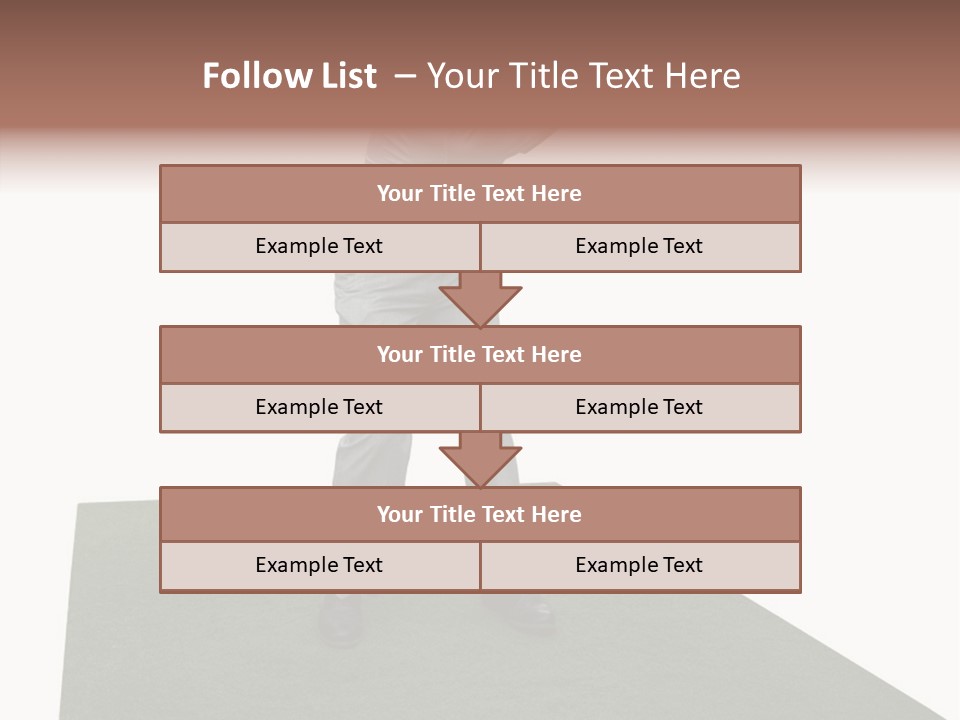 A Man Swinging A Golf Club On Top Of A Green Field PowerPoint Template
