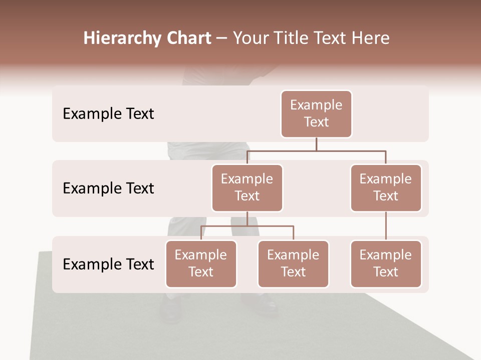 A Man Swinging A Golf Club On Top Of A Green Field PowerPoint Template