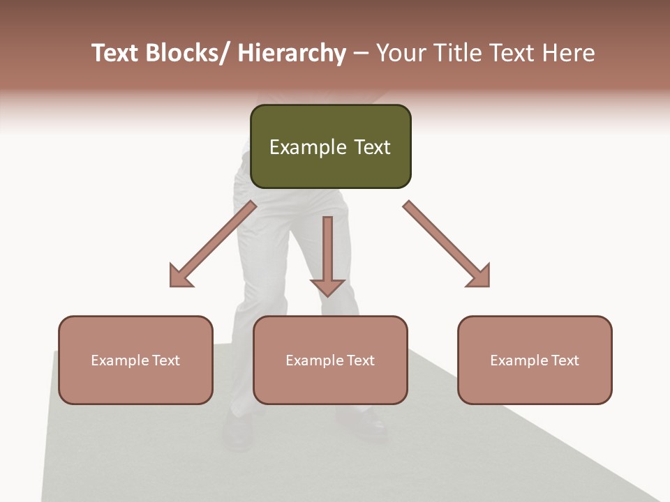 A Man Swinging A Golf Club On Top Of A Green Field PowerPoint Template