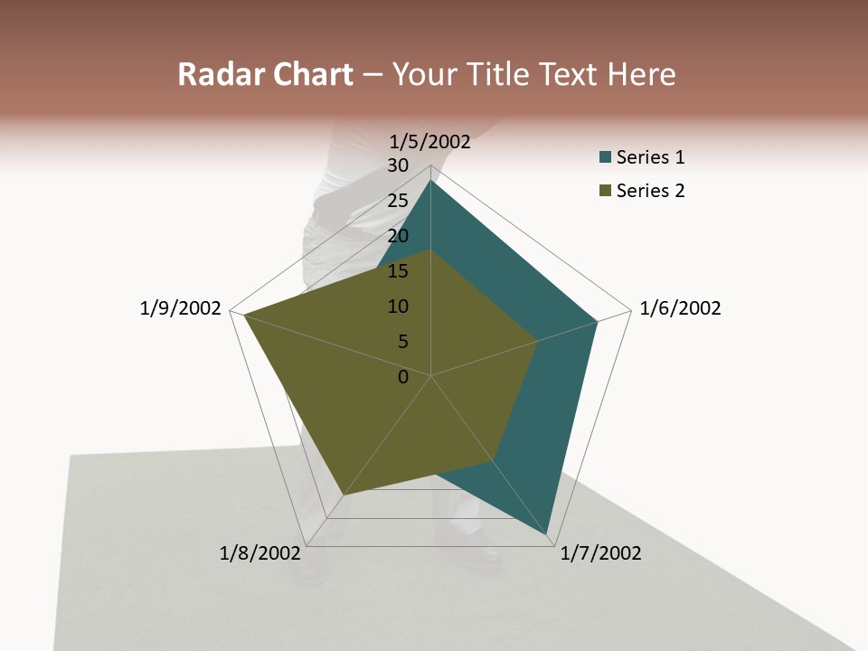A Man Swinging A Golf Club On Top Of A Green Field PowerPoint Template