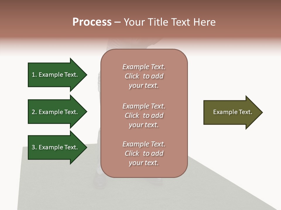 A Man Swinging A Golf Club On Top Of A Green Field PowerPoint Template