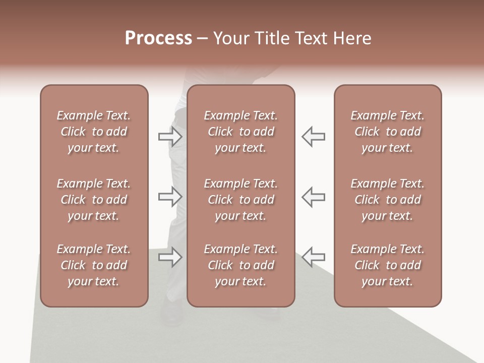 A Man Swinging A Golf Club On Top Of A Green Field PowerPoint Template