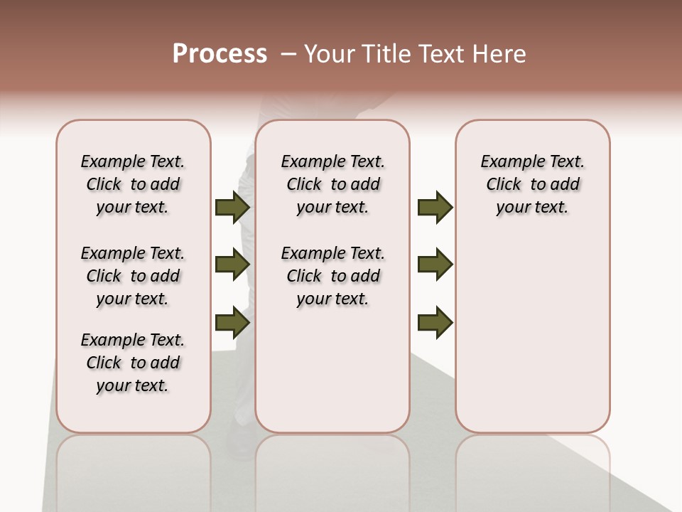 A Man Swinging A Golf Club On Top Of A Green Field PowerPoint Template