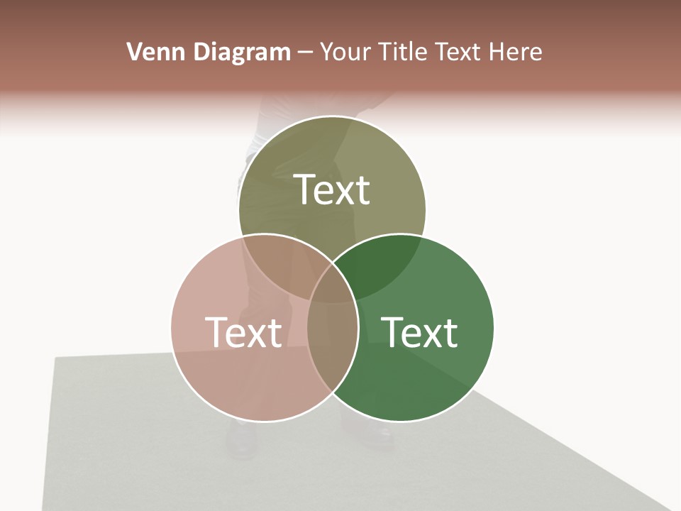A Man Swinging A Golf Club On Top Of A Green Field PowerPoint Template