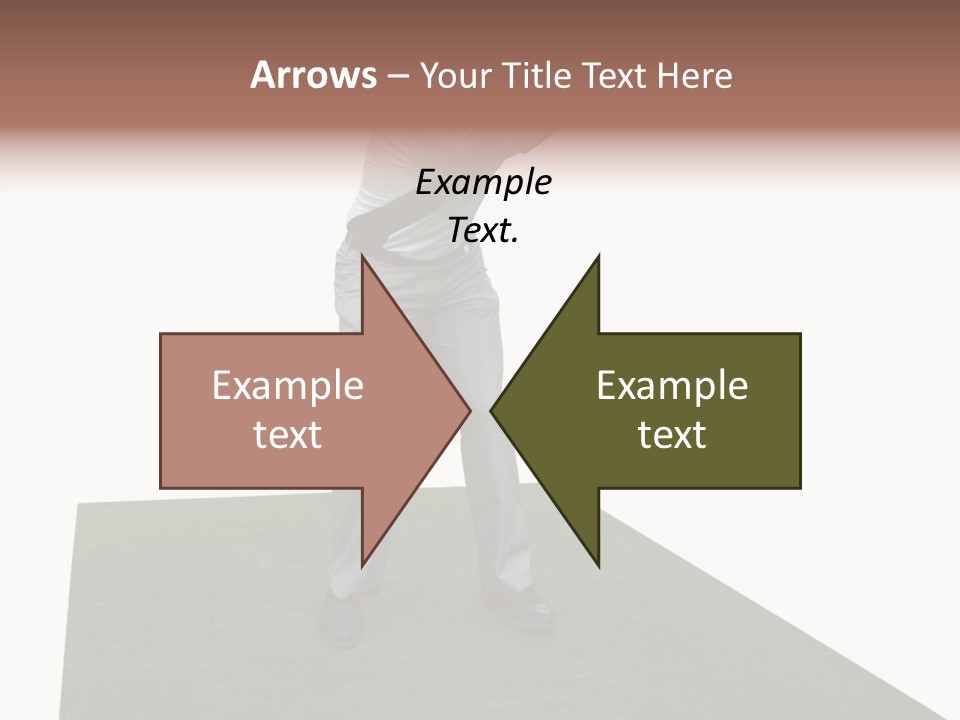 A Man Swinging A Golf Club On Top Of A Green Field PowerPoint Template