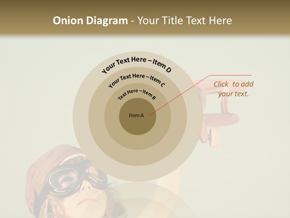 A Little Girl Holding A Toy Airplane In Her Hand PowerPoint Template