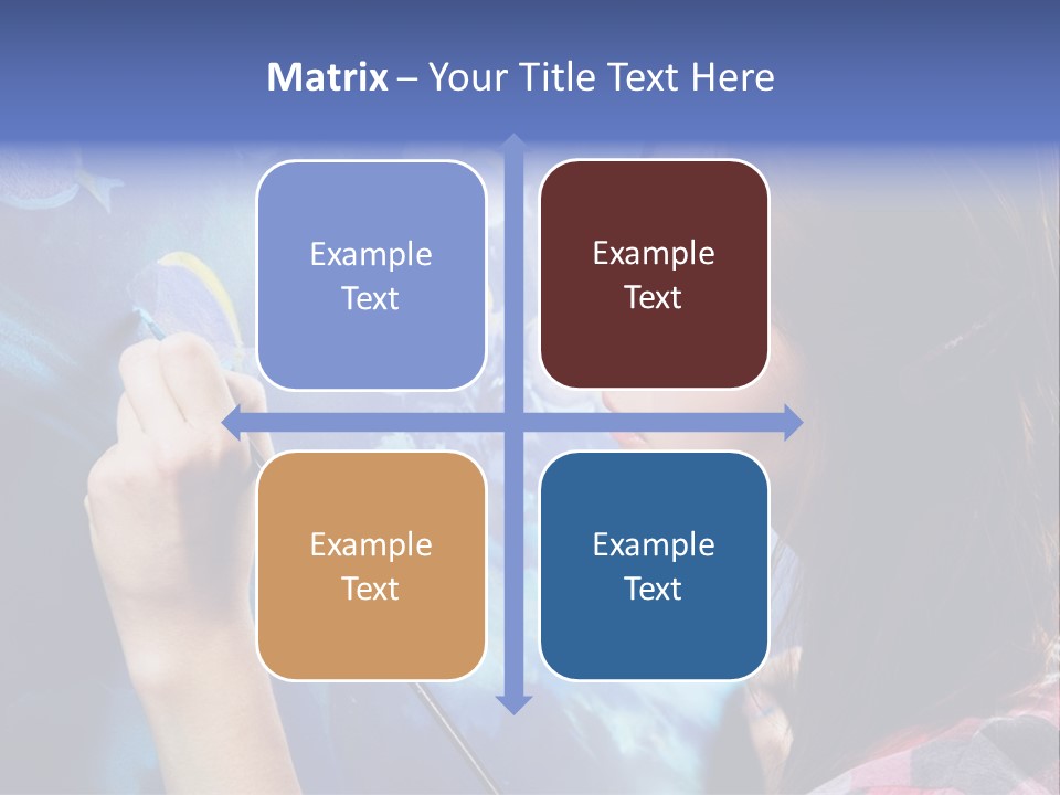 A Woman Is Painting A Picture On A Wall PowerPoint Template