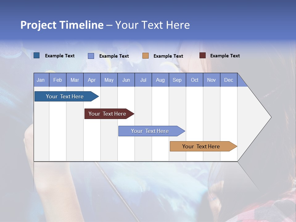 A Woman Is Painting A Picture On A Wall PowerPoint Template