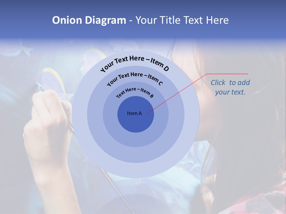 A Woman Is Painting A Picture On A Wall PowerPoint Template