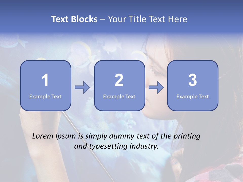 A Woman Is Painting A Picture On A Wall PowerPoint Template