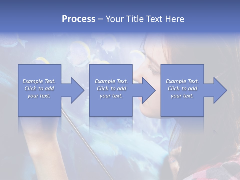 A Woman Is Painting A Picture On A Wall PowerPoint Template