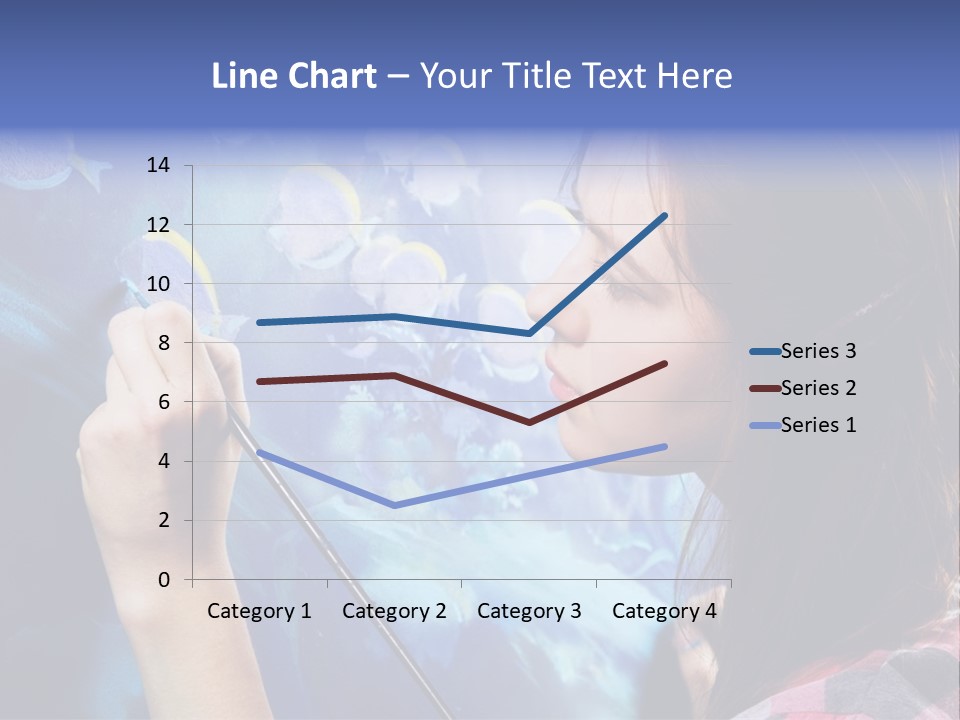 A Woman Is Painting A Picture On A Wall PowerPoint Template