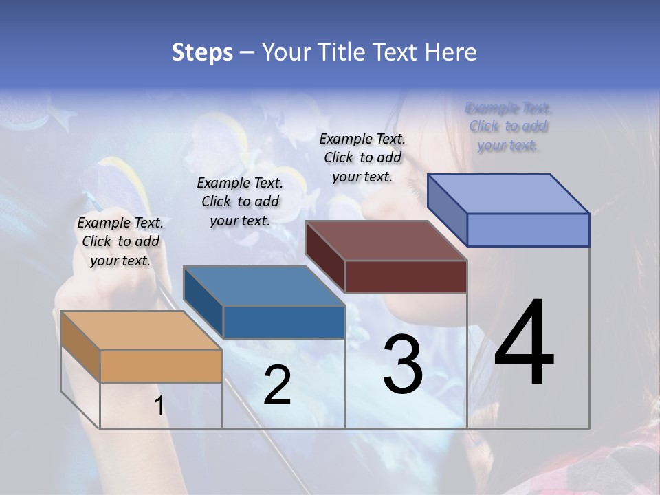 A Woman Is Painting A Picture On A Wall PowerPoint Template