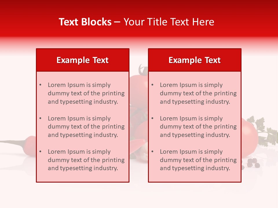 A Pile Of Tomatoes, Peppers, Garlic And Pepper On A White Background PowerPoint Template