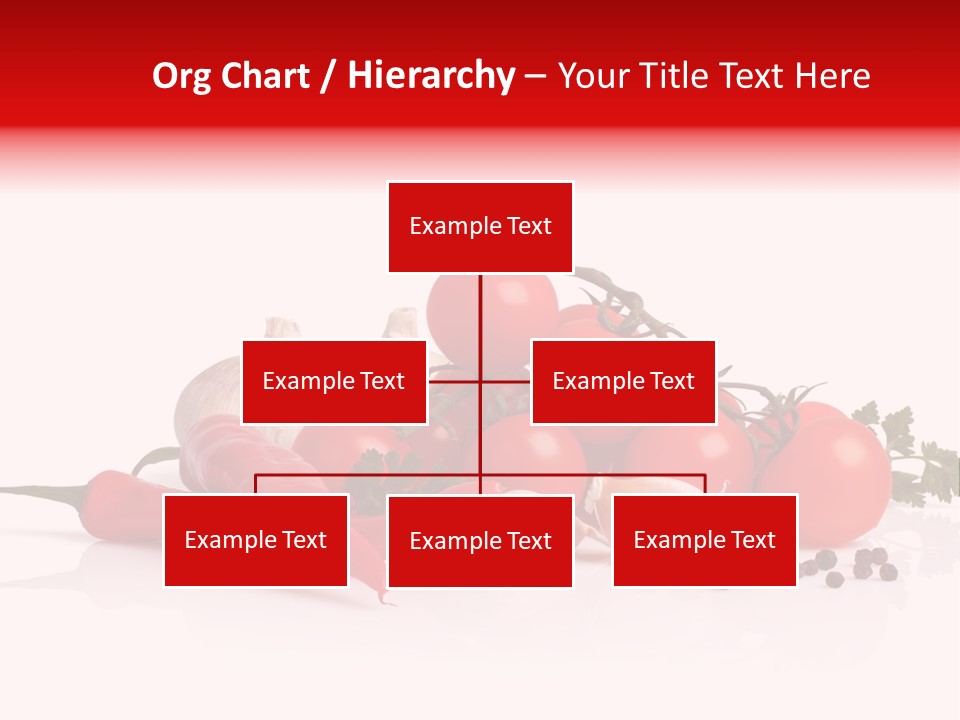 A Pile Of Tomatoes, Peppers, Garlic And Pepper On A White Background PowerPoint Template