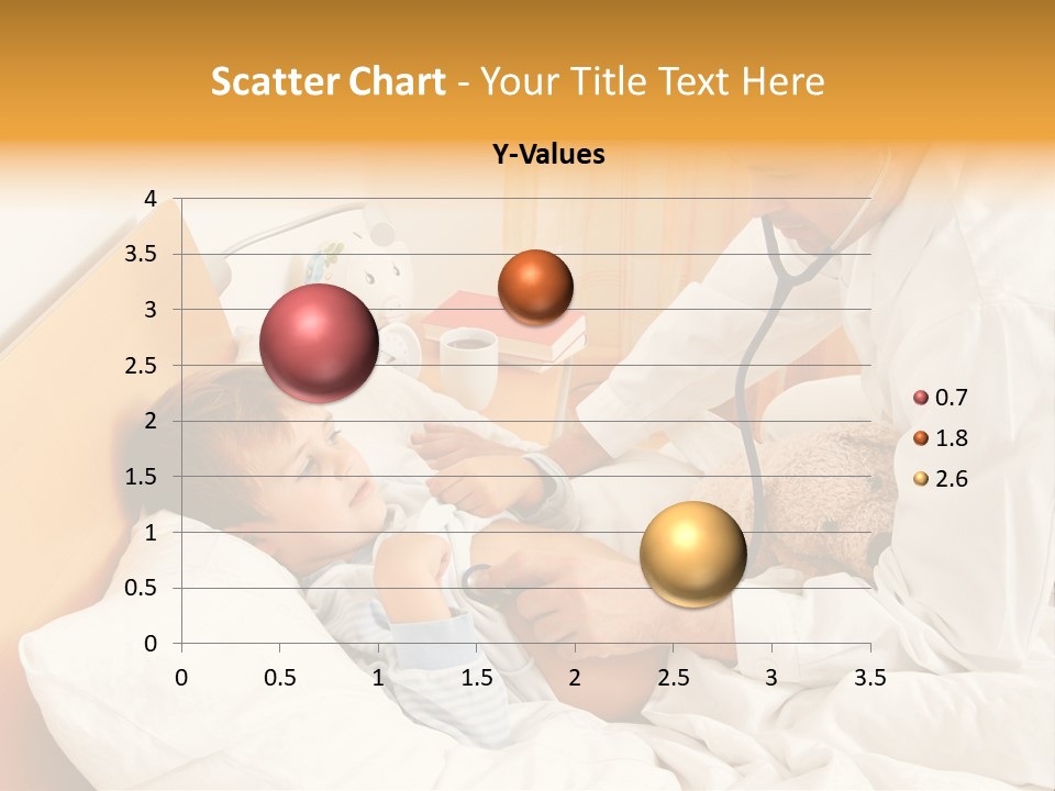 A Young Boy Laying In A Bed With A Doctor Next To Him PowerPoint Template