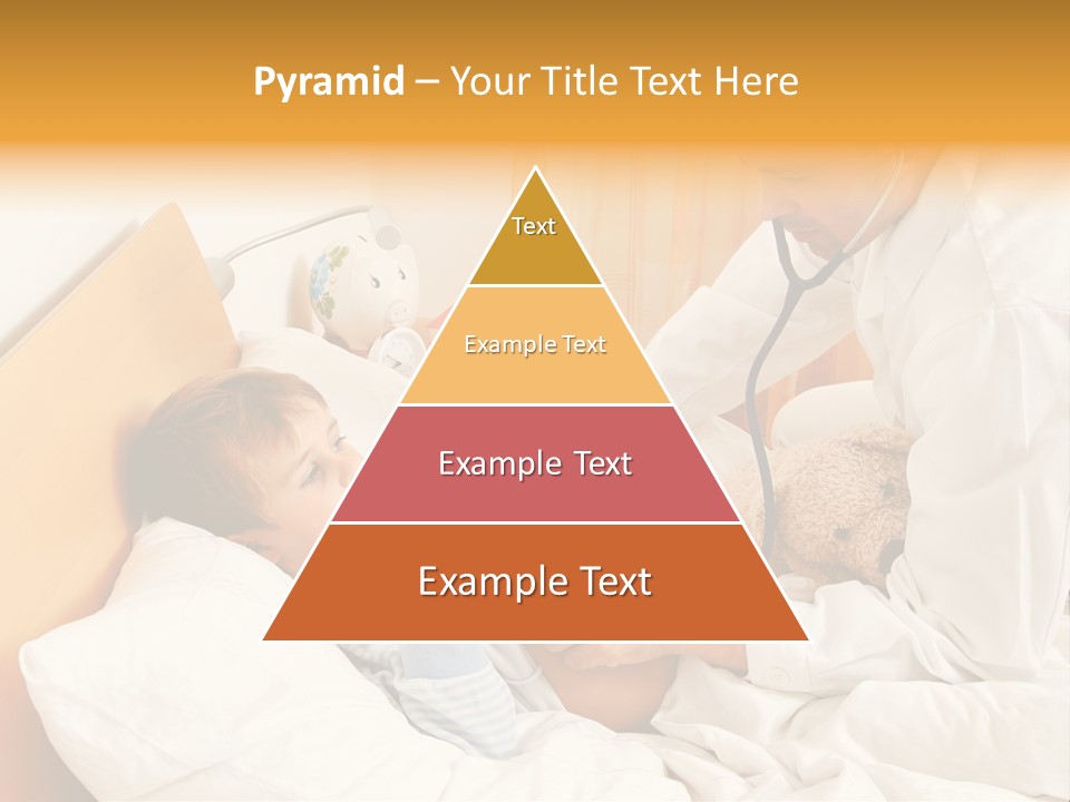 A Young Boy Laying In A Bed With A Doctor Next To Him PowerPoint Template