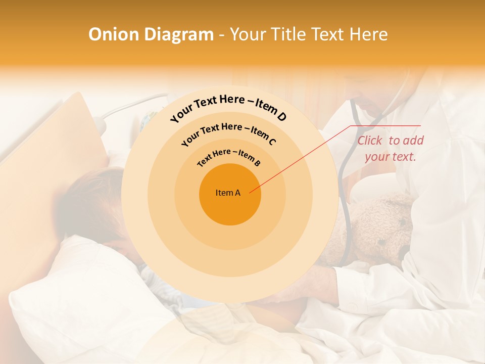 A Young Boy Laying In A Bed With A Doctor Next To Him PowerPoint Template