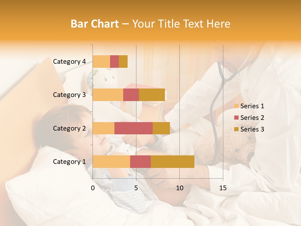 A Young Boy Laying In A Bed With A Doctor Next To Him PowerPoint Template