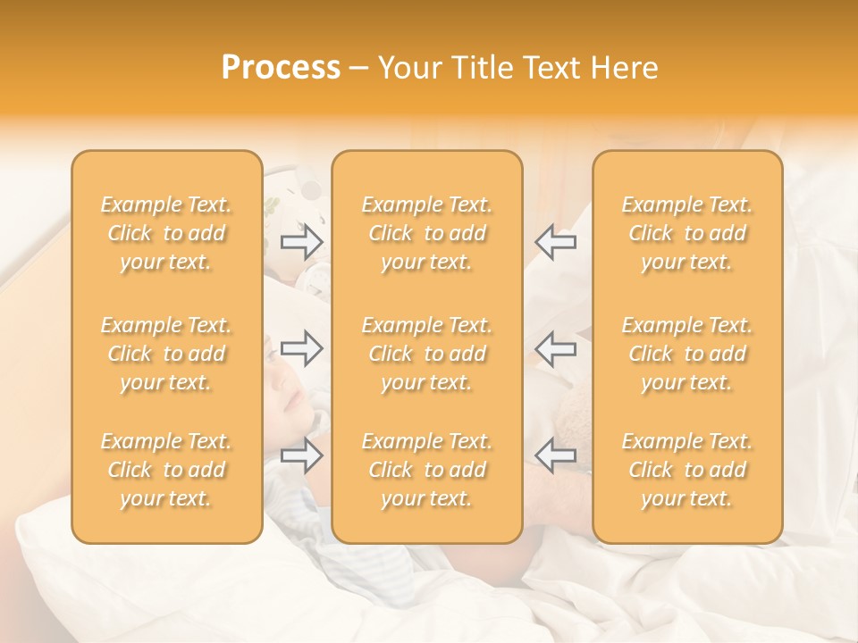 A Young Boy Laying In A Bed With A Doctor Next To Him PowerPoint Template