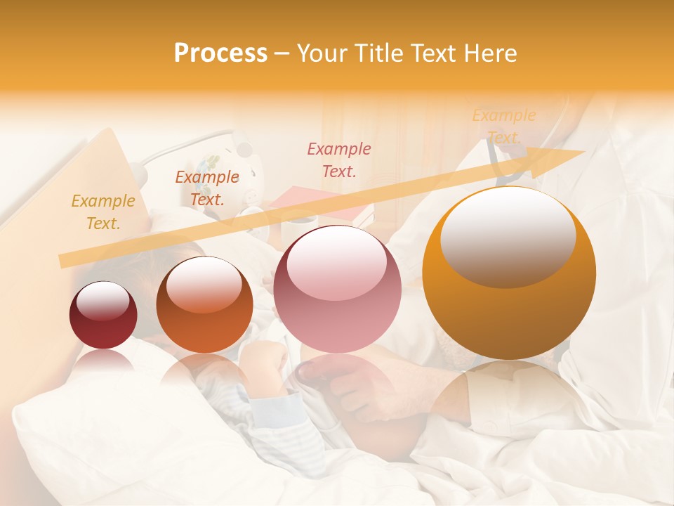 A Young Boy Laying In A Bed With A Doctor Next To Him PowerPoint Template