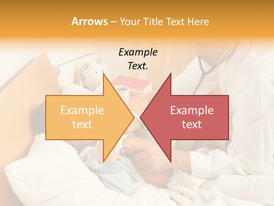 A Young Boy Laying In A Bed With A Doctor Next To Him PowerPoint Template