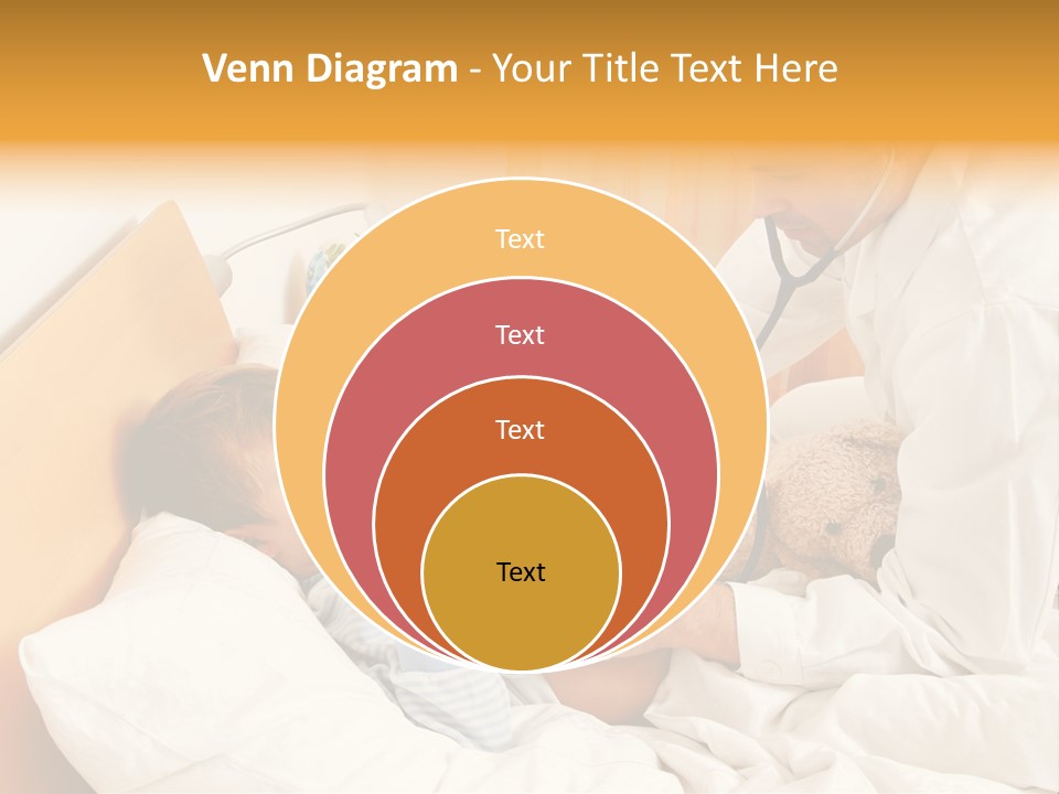 A Young Boy Laying In A Bed With A Doctor Next To Him PowerPoint Template