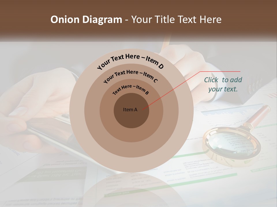 A Person Is Using A Calculator On A Desk PowerPoint Template