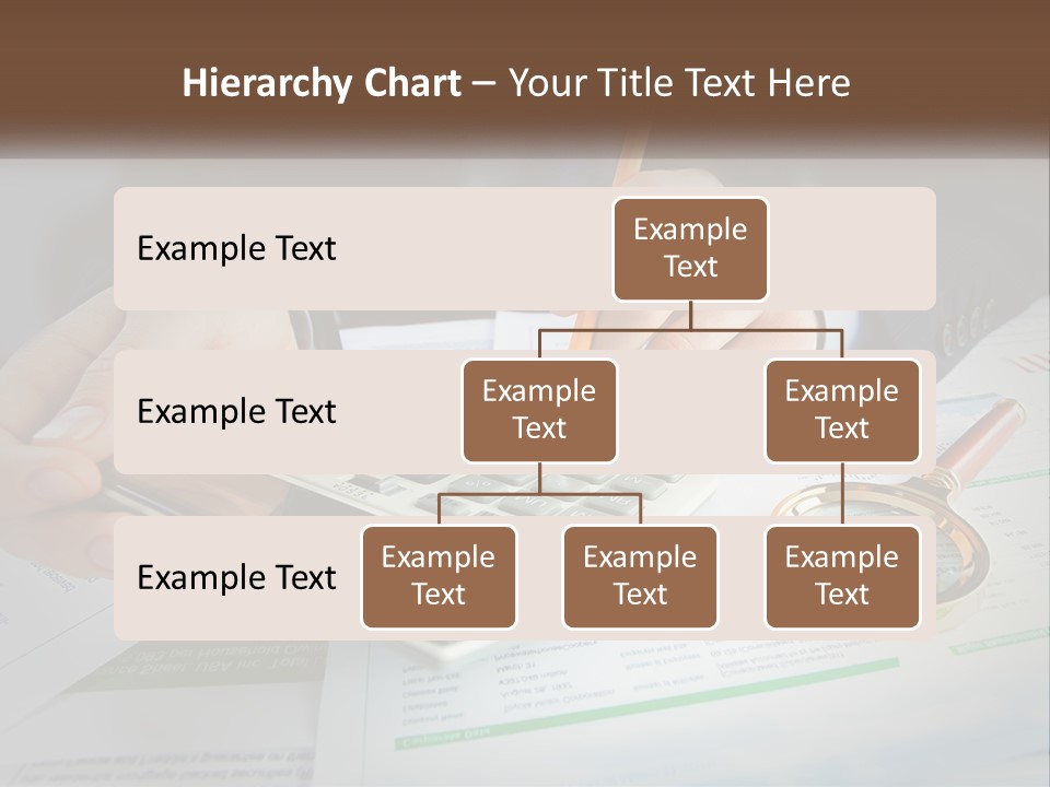 A Person Is Using A Calculator On A Desk PowerPoint Template