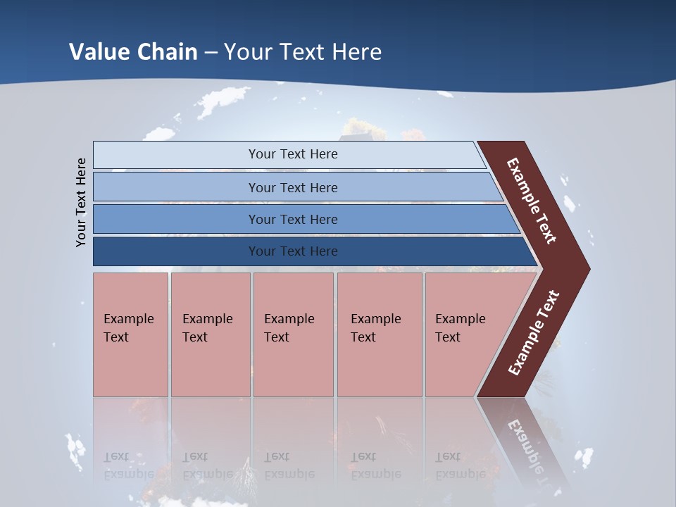 A Small Planet With Trees In The Middle Of It PowerPoint Template