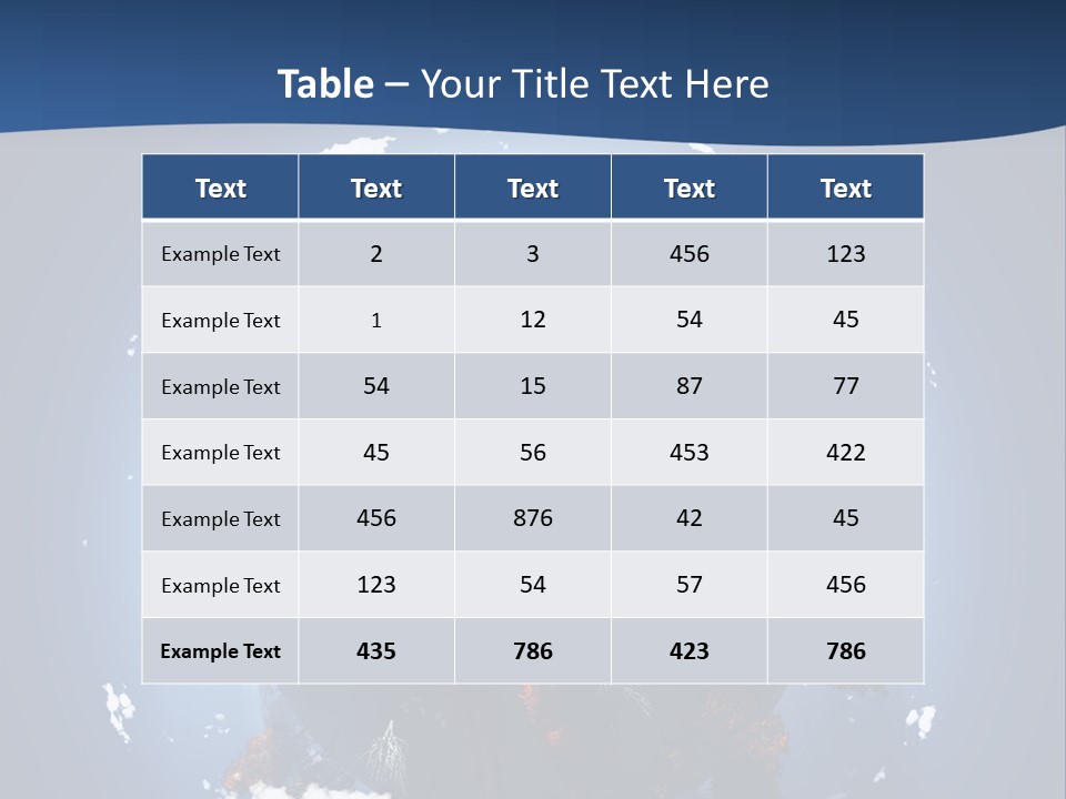 A Small Planet With Trees In The Middle Of It PowerPoint Template