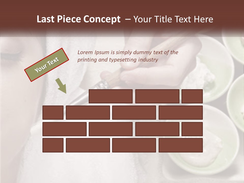 A Woman Getting A Facial Massage From A Spa Worker PowerPoint Template