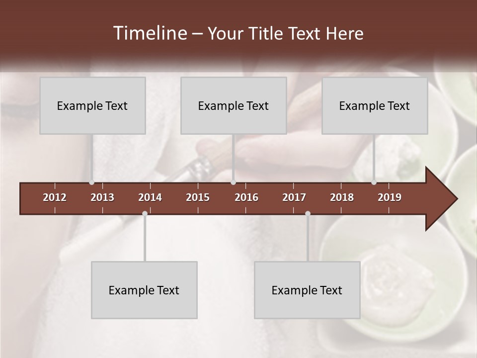 A Woman Getting A Facial Massage From A Spa Worker PowerPoint Template