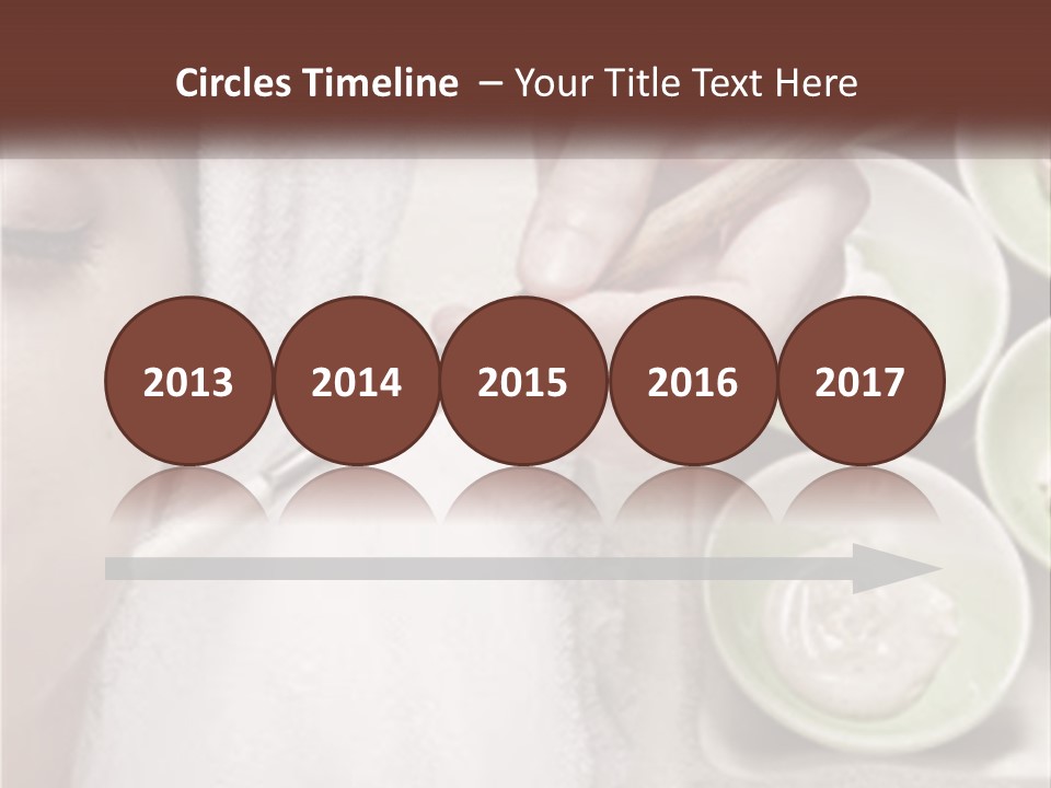 A Woman Getting A Facial Massage From A Spa Worker PowerPoint Template