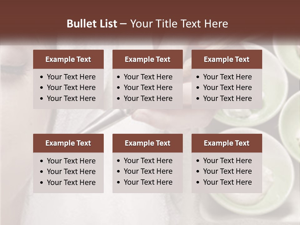 A Woman Getting A Facial Massage From A Spa Worker PowerPoint Template