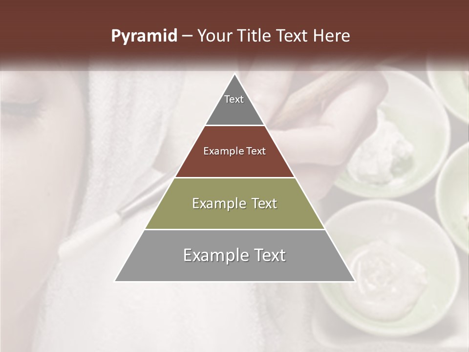 A Woman Getting A Facial Massage From A Spa Worker PowerPoint Template