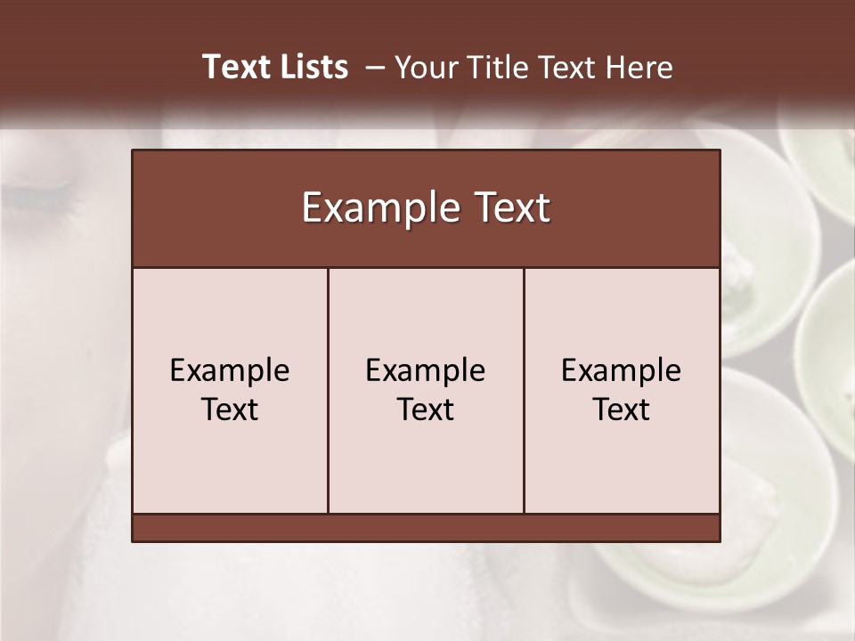 A Woman Getting A Facial Massage From A Spa Worker PowerPoint Template