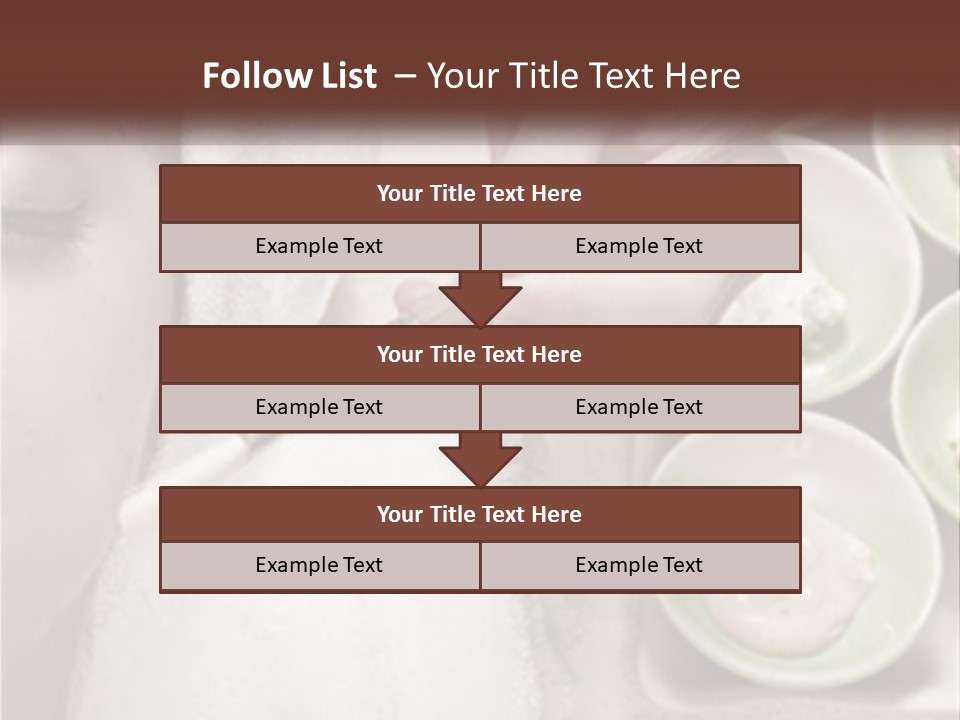 A Woman Getting A Facial Massage From A Spa Worker PowerPoint Template