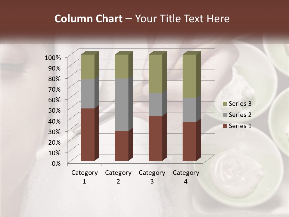 A Woman Getting A Facial Massage From A Spa Worker PowerPoint Template