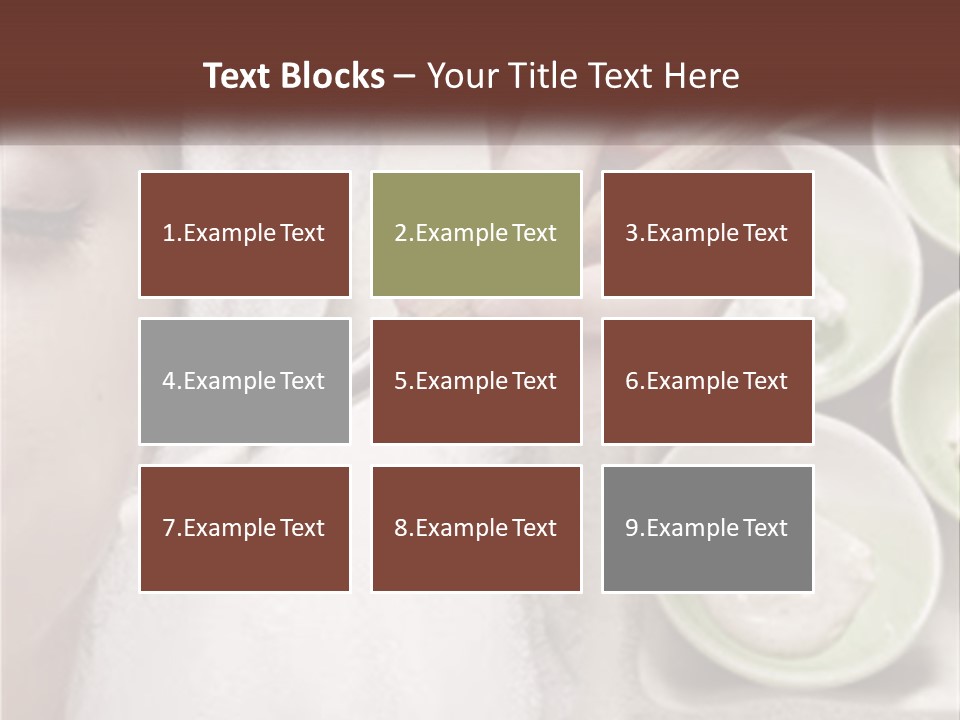 A Woman Getting A Facial Massage From A Spa Worker PowerPoint Template