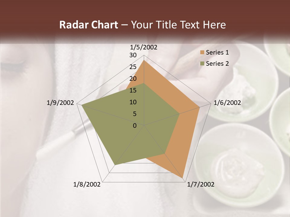 A Woman Getting A Facial Massage From A Spa Worker PowerPoint Template