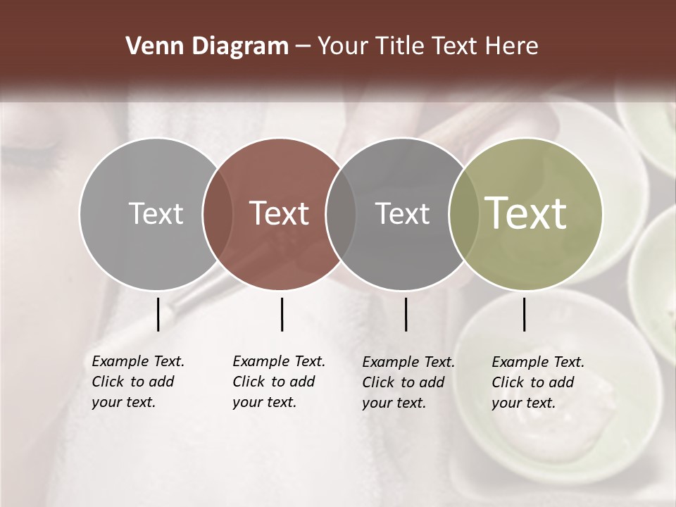 A Woman Getting A Facial Massage From A Spa Worker PowerPoint Template