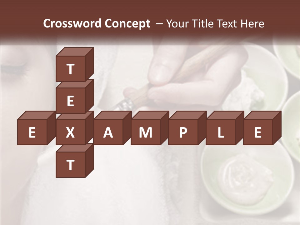 A Woman Getting A Facial Massage From A Spa Worker PowerPoint Template