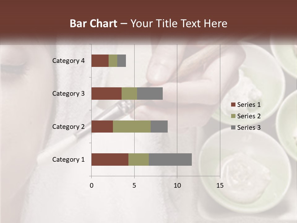 A Woman Getting A Facial Massage From A Spa Worker PowerPoint Template
